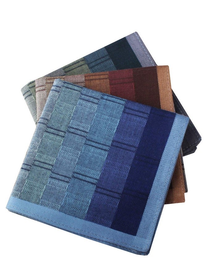 MemoryHanky Cotton Men's Soft Handkerchiefs Assorted Color Pack of 6 - Image 2